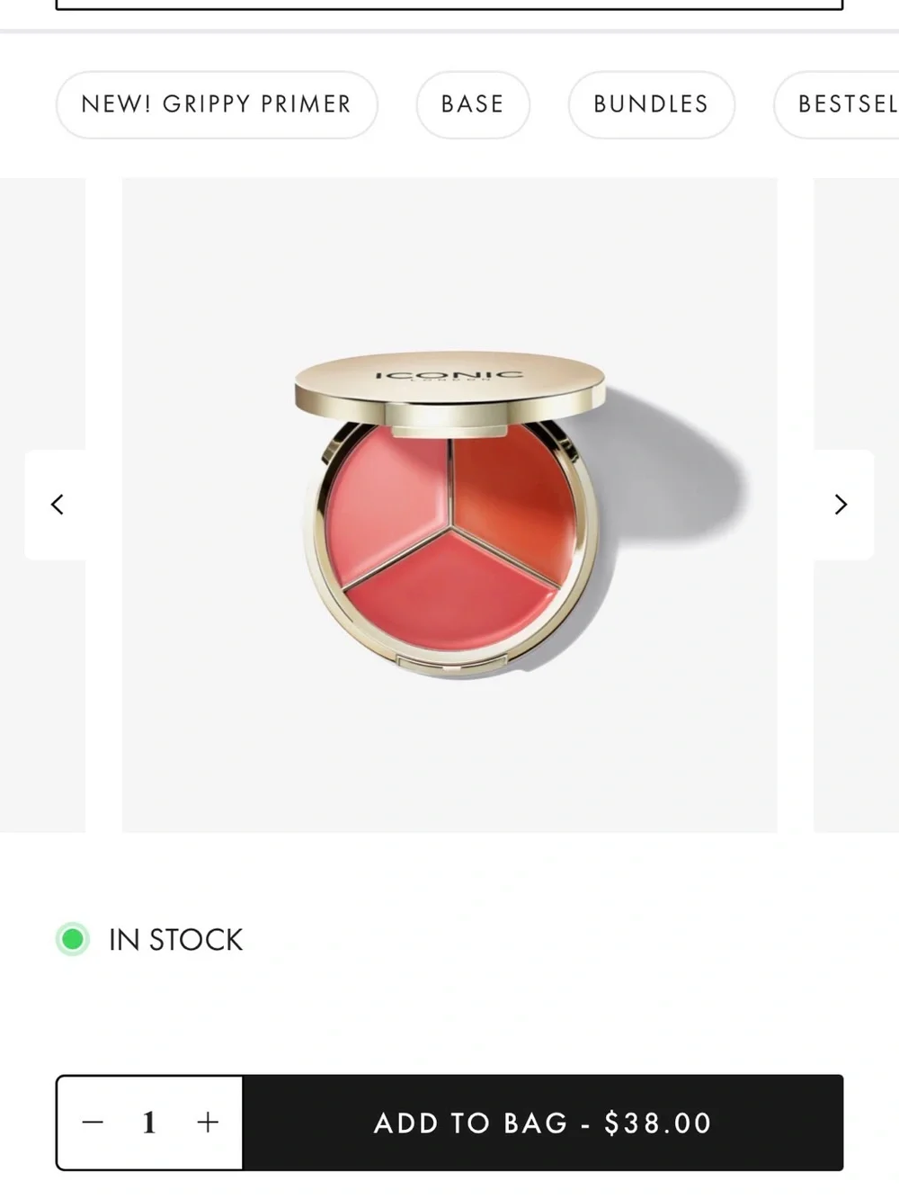 ICONIC LONDON Lip & Cheek Cream Trio – BNIB
